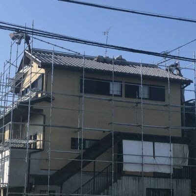 奈良県　橿原市　外壁塗装　足場解体